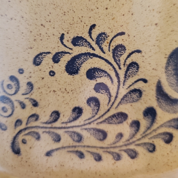 Vintage PYREX Homestead Pattern Casserole Dish | Blue and Tan 475-B 2.5 litres - Picture 14 of 16